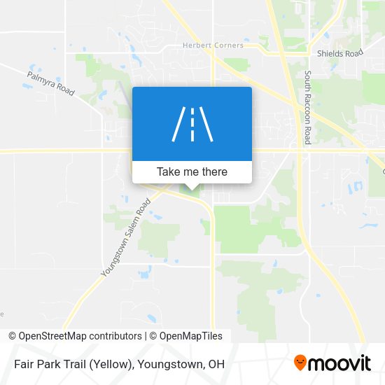 Mapa de Fair Park Trail (Yellow)
