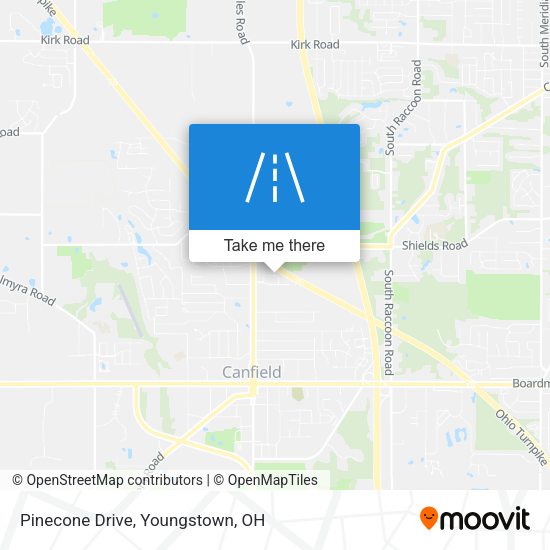 Pinecone Drive map