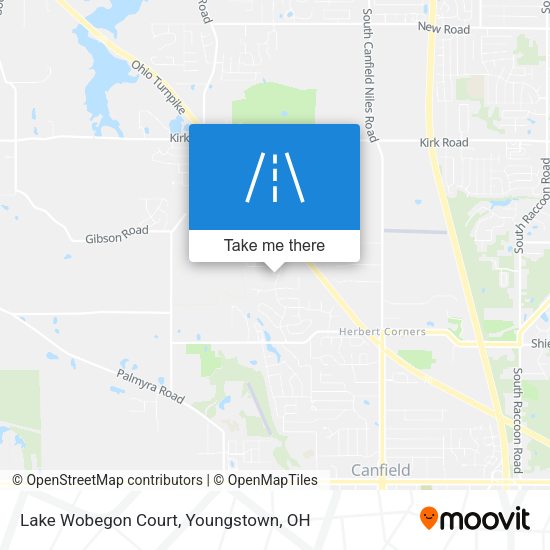 Mapa de Lake Wobegon Court