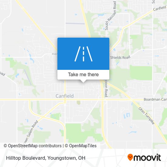 Hilltop Boulevard map