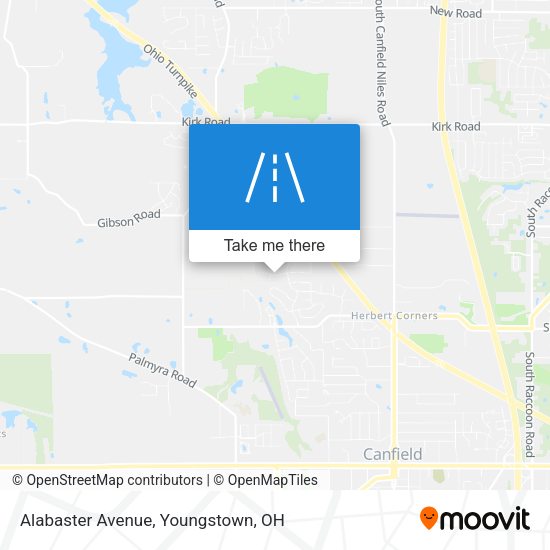 Alabaster Avenue map