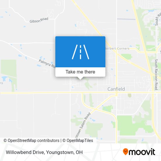 Mapa de Willowbend Drive