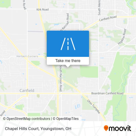 Chapel Hills Court map