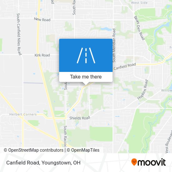 Mapa de Canfield Road