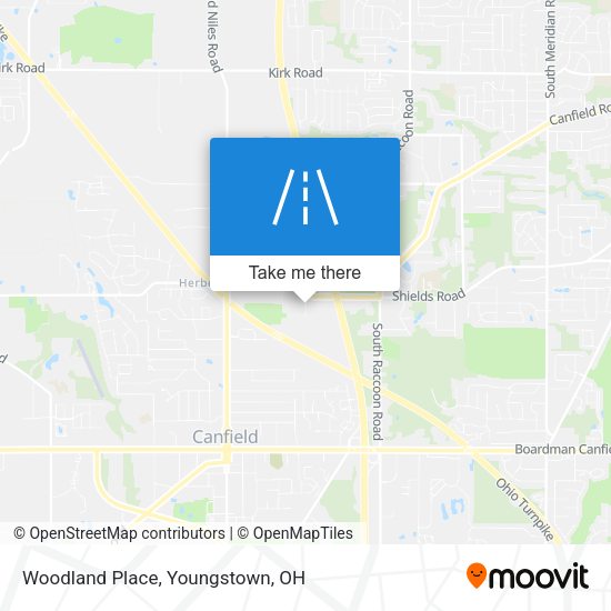 Mapa de Woodland Place
