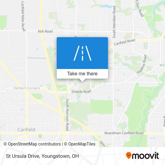 St Ursula Drive map