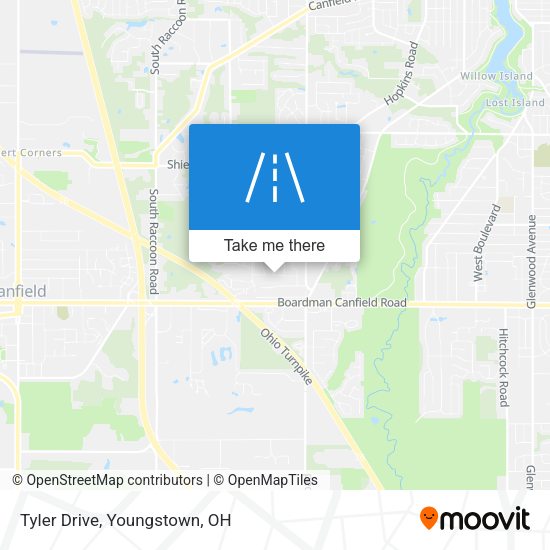Mapa de Tyler Drive