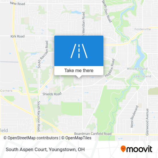 South Aspen Court map