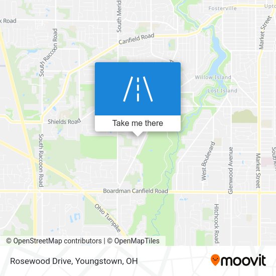Rosewood Drive map