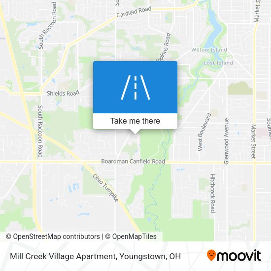 Mill Creek Village Apartment map