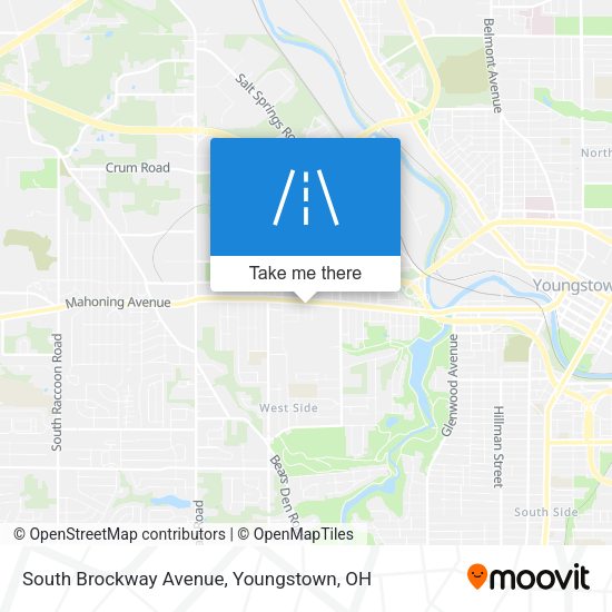 South Brockway Avenue map