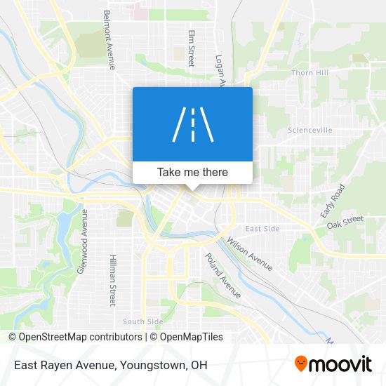 East Rayen Avenue map