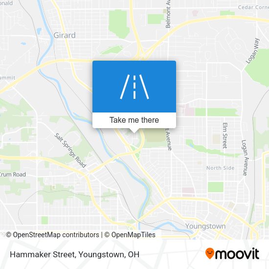 Mapa de Hammaker Street
