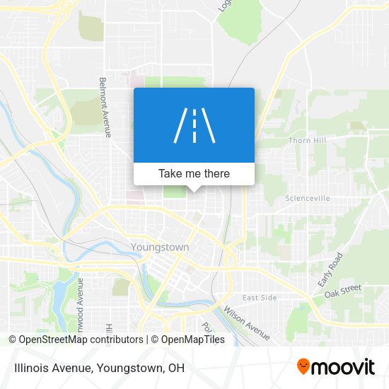Mapa de Illinois Avenue