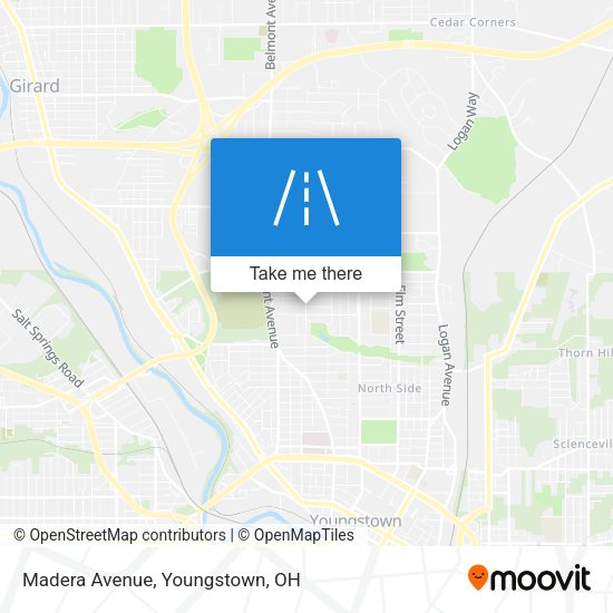 Mapa de Madera Avenue