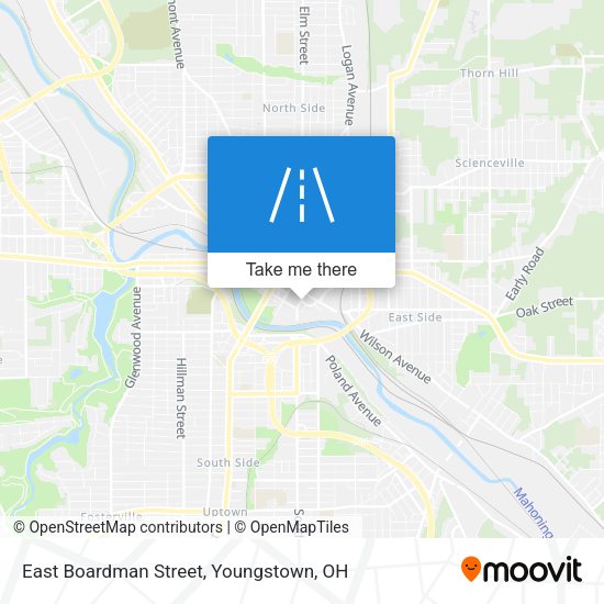 Mapa de East Boardman Street