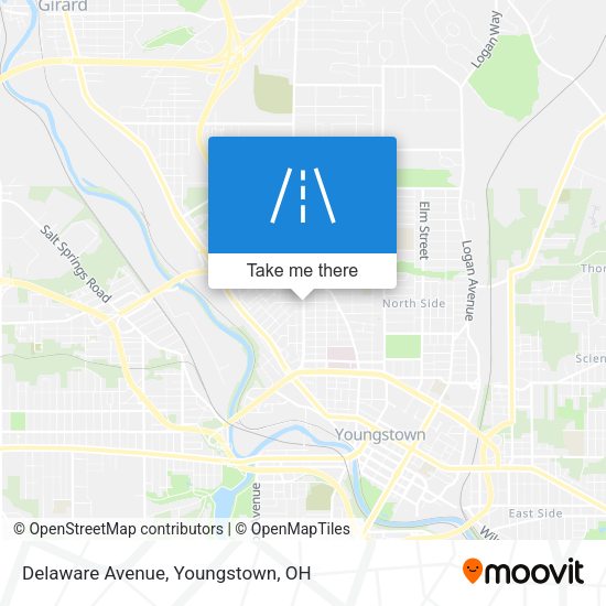 Delaware Avenue map