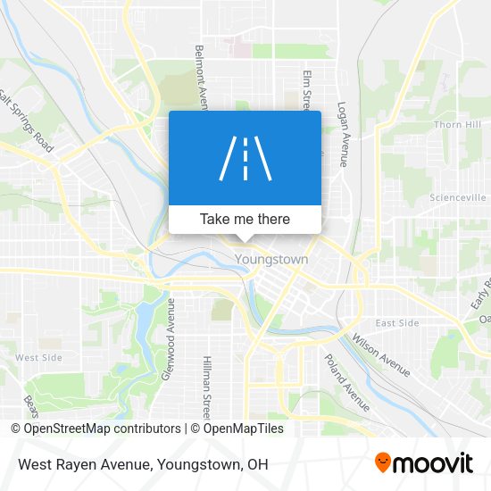 Mapa de West Rayen Avenue