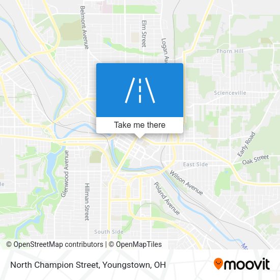 North Champion Street map