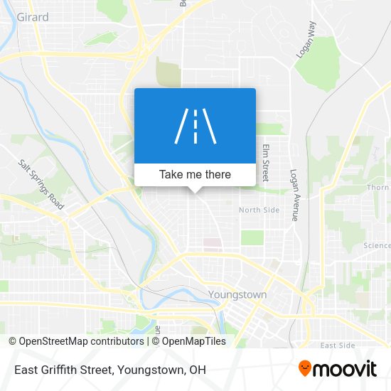 Mapa de East Griffith Street