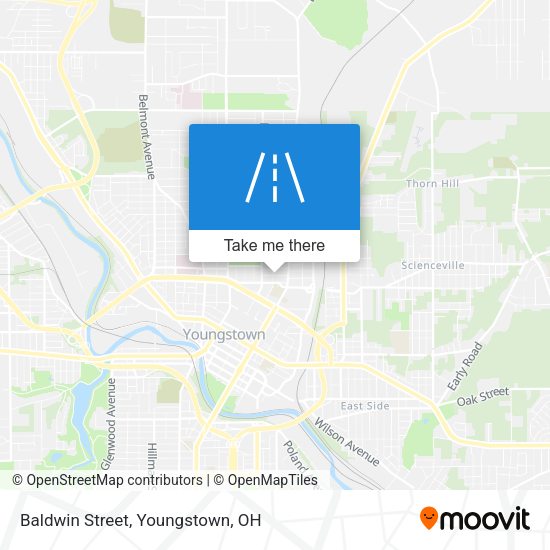 Mapa de Baldwin Street