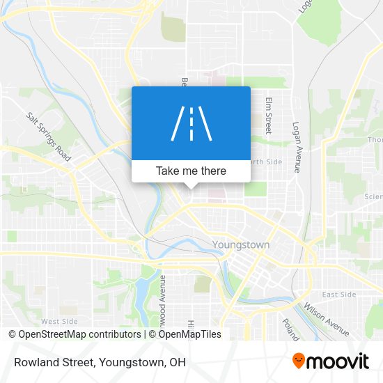 Mapa de Rowland Street