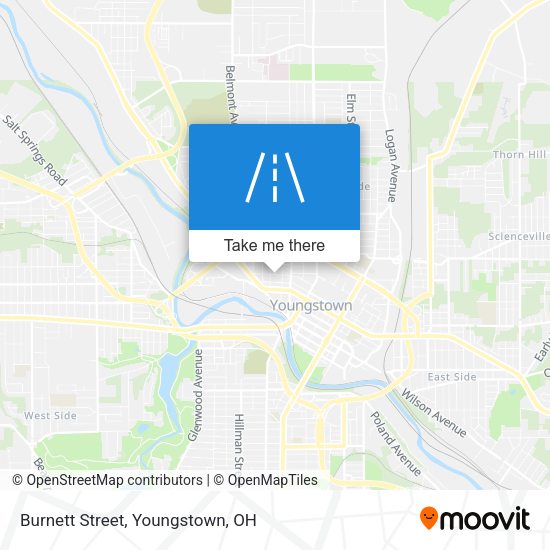 Mapa de Burnett Street