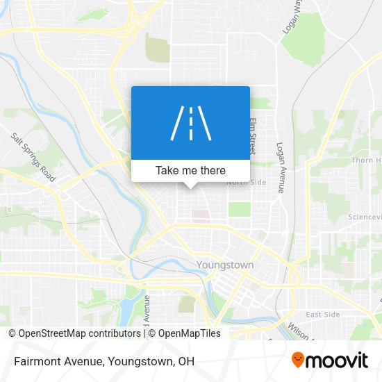 Fairmont Avenue map