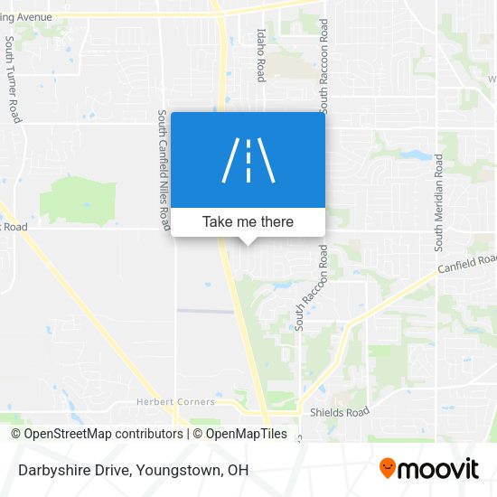 Darbyshire Drive map