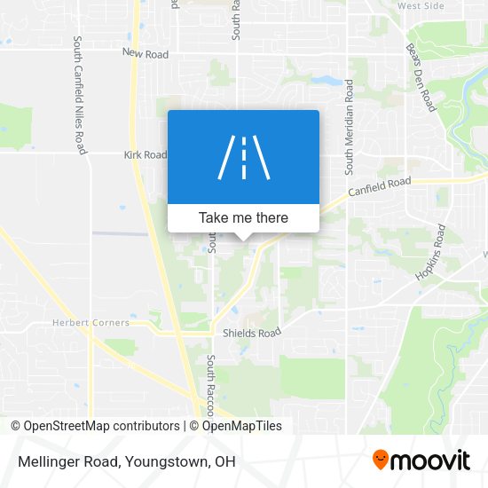 Mellinger Road map