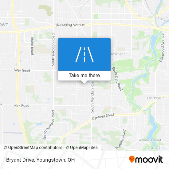 Mapa de Bryant Drive