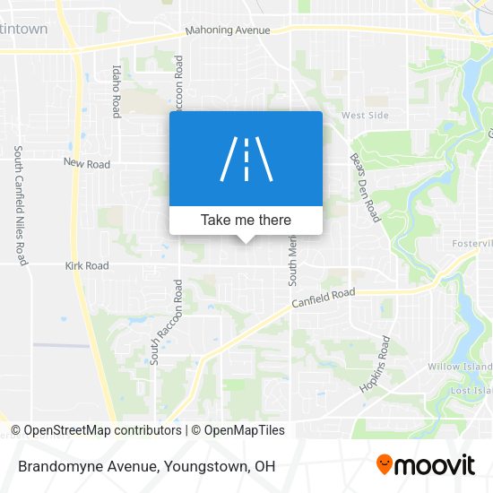 Mapa de Brandomyne Avenue