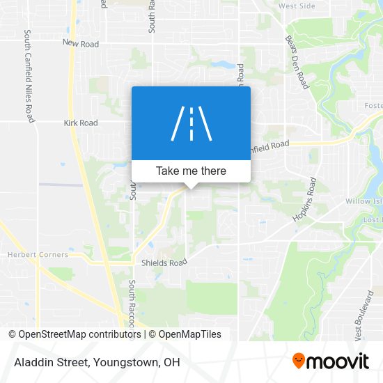 Mapa de Aladdin Street