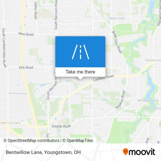 Bentwillow Lane map