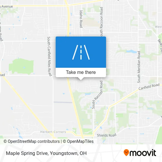 Maple Spring Drive map