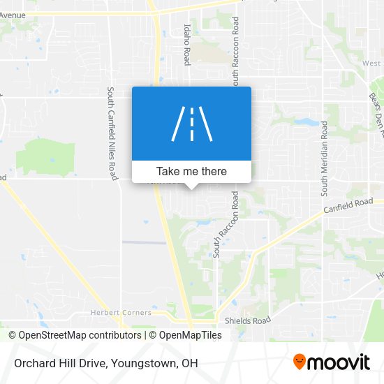 Orchard Hill Drive map