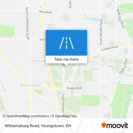 Williamsburg Road map