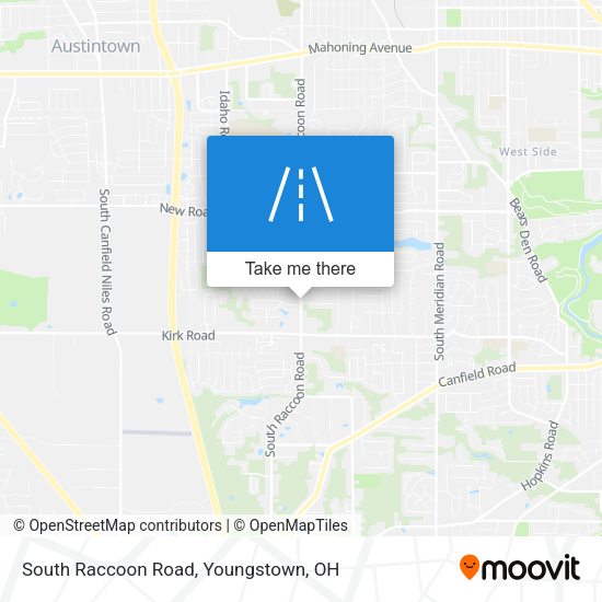 Mapa de South Raccoon Road