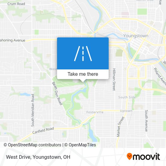 Mapa de West Drive