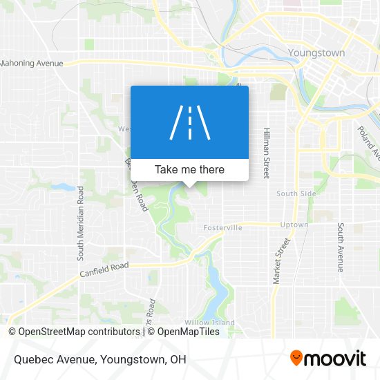 Mapa de Quebec Avenue