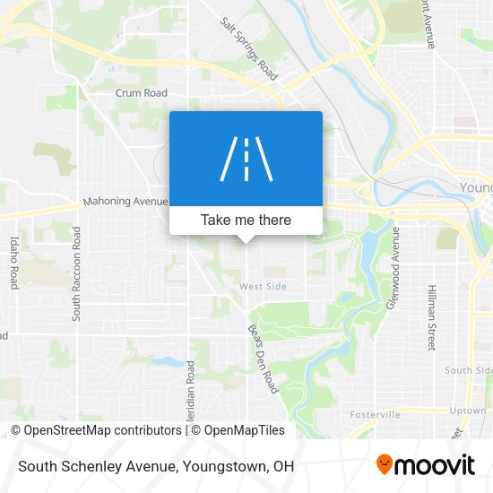 South Schenley Avenue map