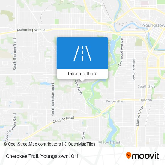Cherokee Trail map