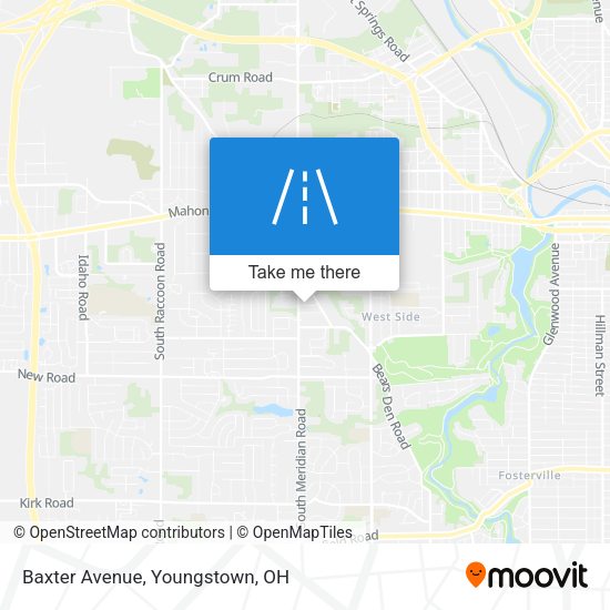 Mapa de Baxter Avenue