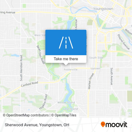 Sherwood Avenue map