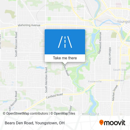 Mapa de Bears Den Road