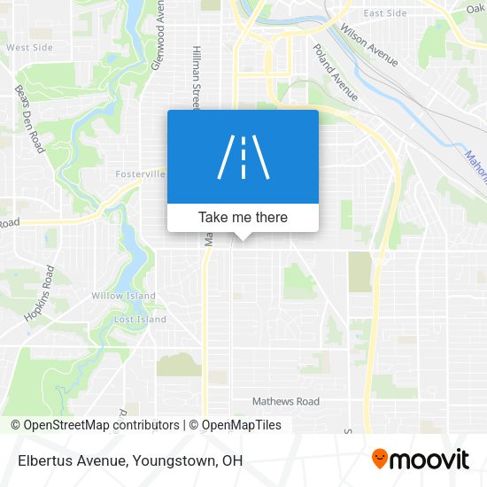 Elbertus Avenue map
