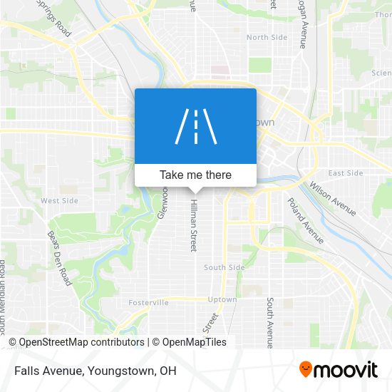 Mapa de Falls Avenue