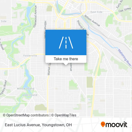 East Lucius Avenue map