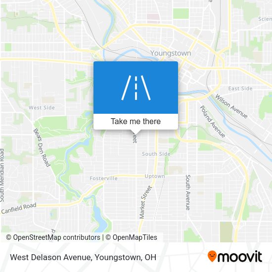 West Delason Avenue map