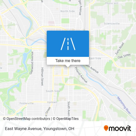 Mapa de East Wayne Avenue